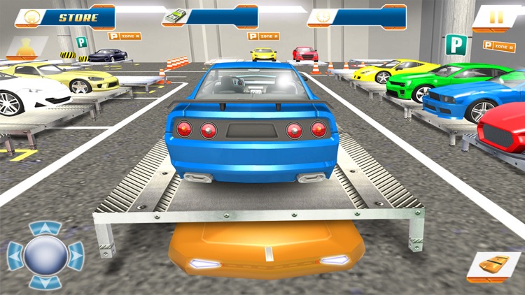 Robot Car Parking Game: Futuristic City