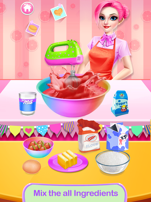 Girls Cake Maker Baking Games screenshot 3