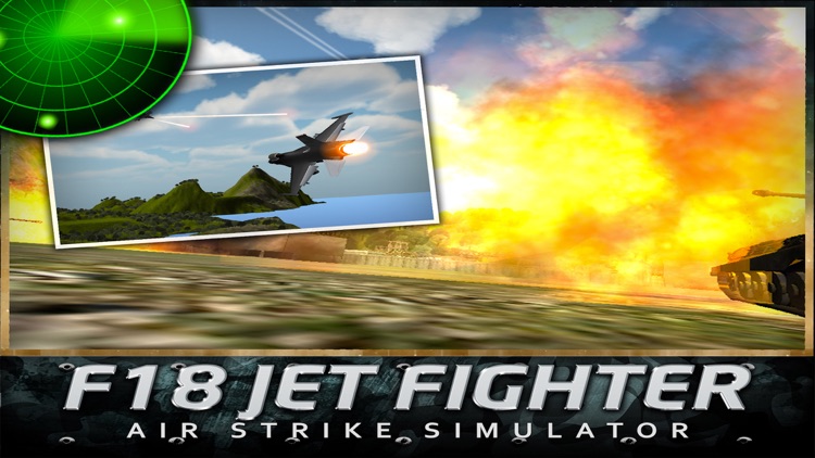 F18 Jet Fighter Air Strike Simulator 3D