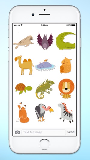 Zoo Visit Cute Animals Sticker Pack(圖4)-速報App