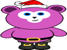 Cute Santa Bear