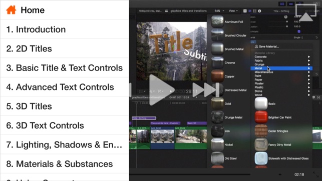 FCPX Graphics Titles and Transitions(圖2)-速報App