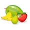 App Icon for Healthy Fruit Berry Stickers App in Brazil App Store