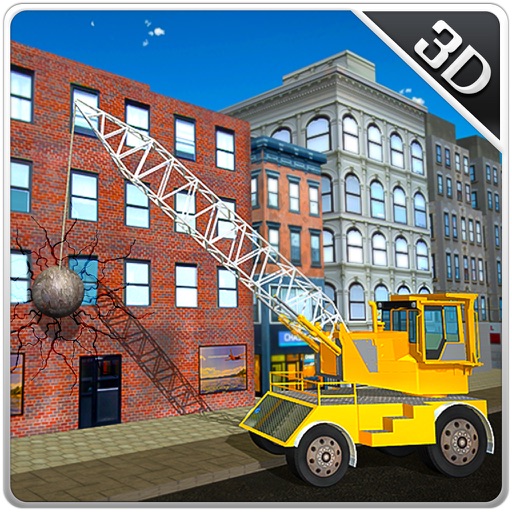 Wrecking Ball Crane Operator & Demolition Sim iOS App