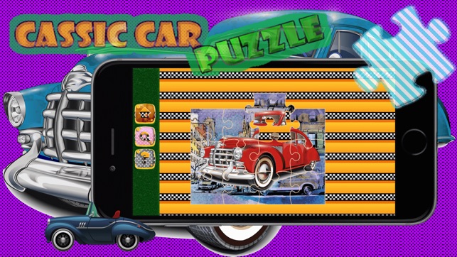 Classic Car jigsaw kids puzzle games(圖4)-速報App