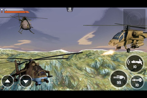 Military Helicopter Air Strike - Shooting War Game screenshot 2