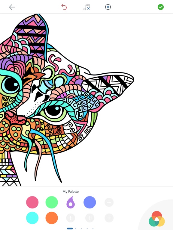Cat Coloring Pages for Adults screenshot 2
