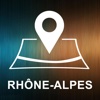 Rhone-Alpes, France, Offline Auto GPS