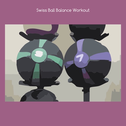Swiss ball balance workout