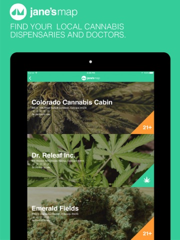 jane's map - find and rate cannabis dispensaries screenshot 2