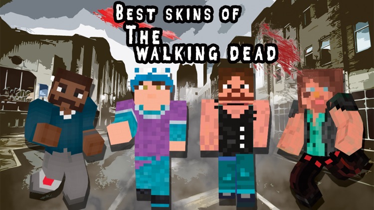 Skin For Walking Dead For Minecraft Pocket Edition By Huong Nguyen - fnaf roblox and baby skins free for minecraft pe by huong nguyen