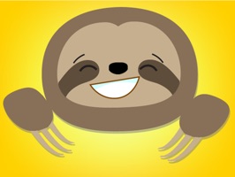Cute Sloth Face Emojis Sticker Pack