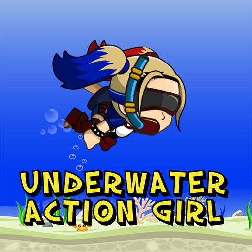 Underwater Action Girl iOS App