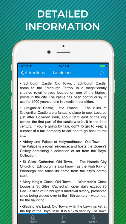 Edinburgh Travel Guide with Offline Street Map screenshot-3
