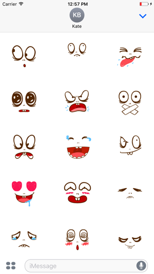 Animated Big-Eye Stickers For iMessage(圖1)-速報App