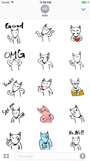 Cooper The Funny Little White Fox Stickers(圖1)-速報App