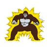 Move Dancing Gorilla Sticker