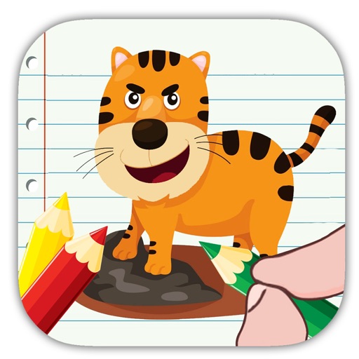 Diego Tiger Coloring Page Game Free To Play icon