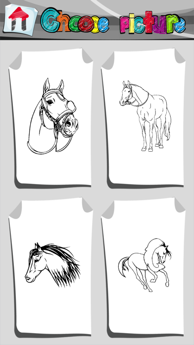 How to cancel & delete Horse Coloring Book App from iphone & ipad 2
