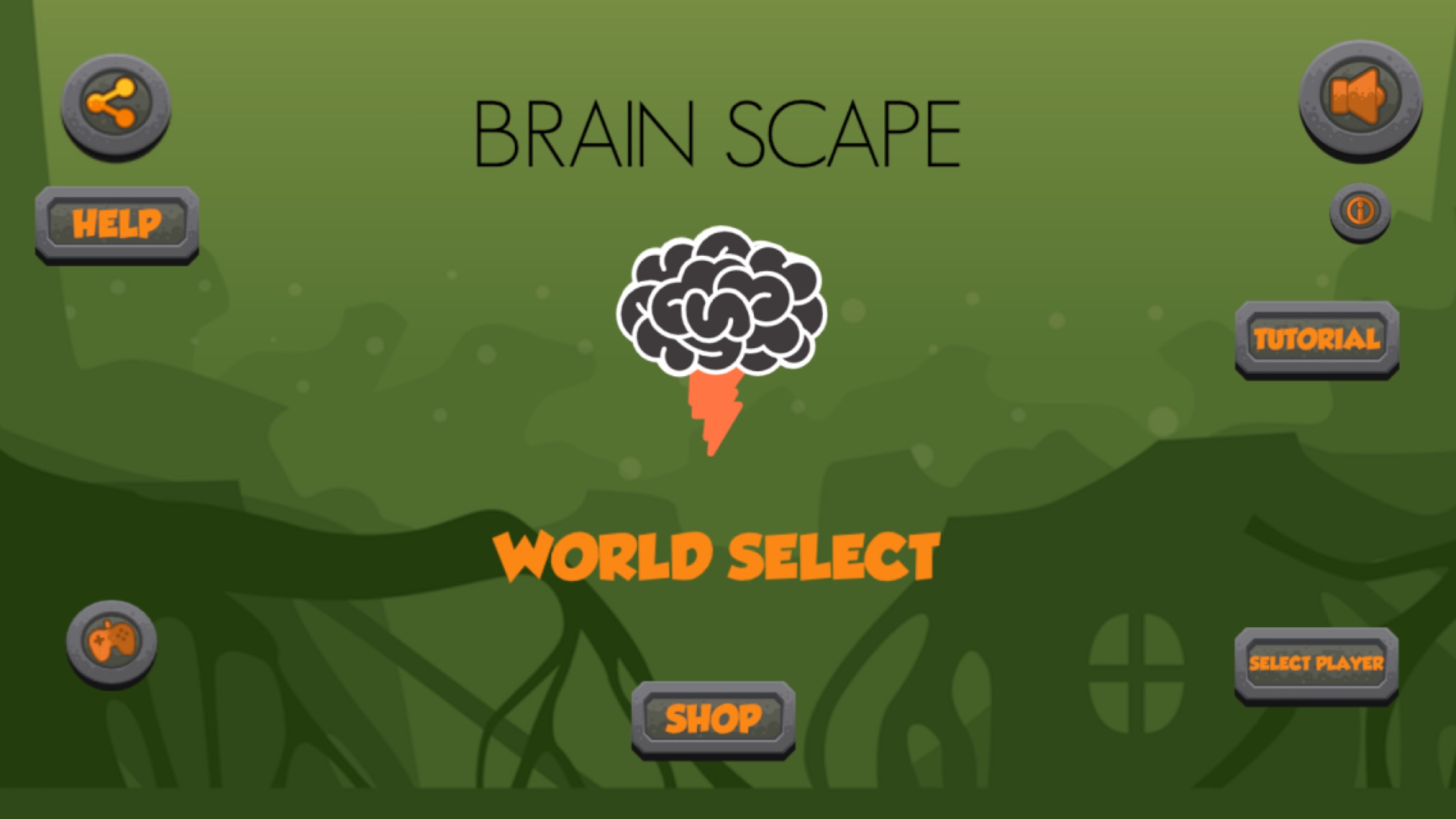 Screenshot do app Brain Scape