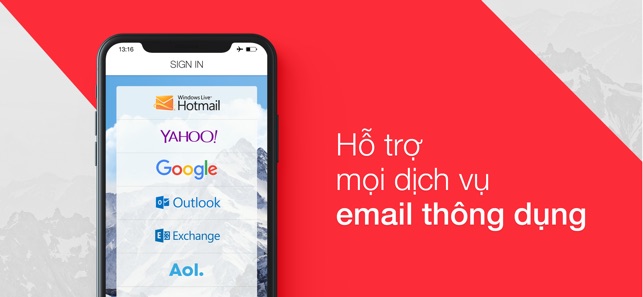 Ứng đang email myMail:tải mail