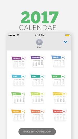 2017 Calendar By Kappboom(圖5)-速報App