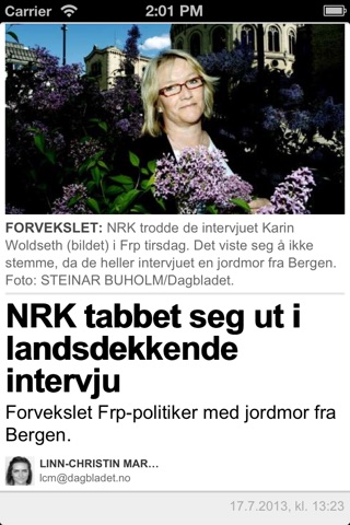Dagbladet Nyheter screenshot 4