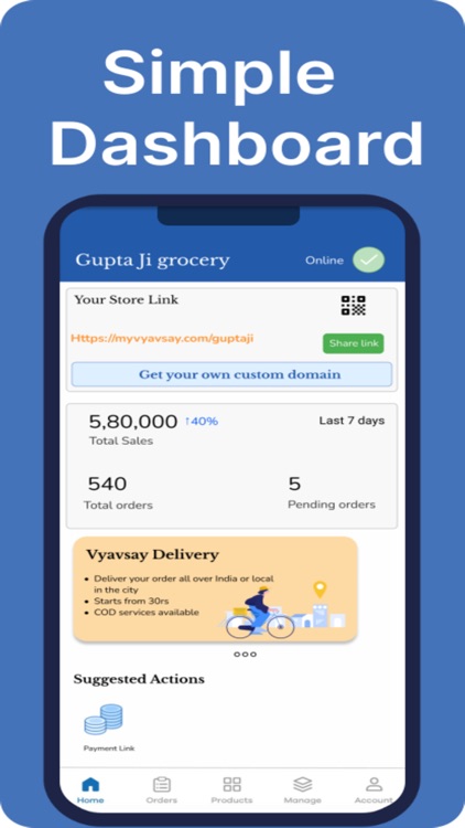 Vyavsay - Create Online Store