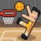 Basket Random is a 2-player retro pixel game with Ragdoll physics