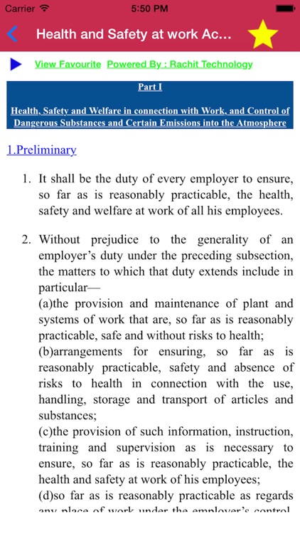 Health and Safety at work Act screenshot-3