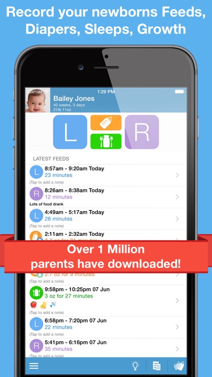 Feed Baby - Breastfeeding and Baby Connect Tracker screenshot-0