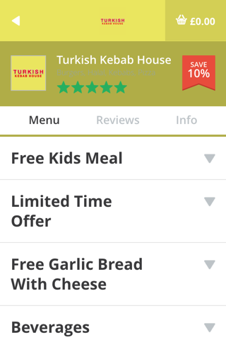 Turkish Kebab House screenshot 3