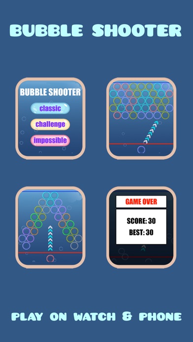 Bubble Shooter (Watch & Phone) Screenshot 1