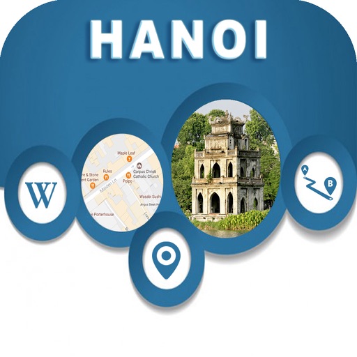 Hanoi Vietnam Offline City Maps Navigation icon