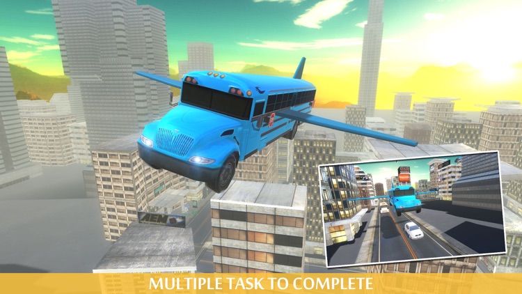 Flying School Bus Simulator