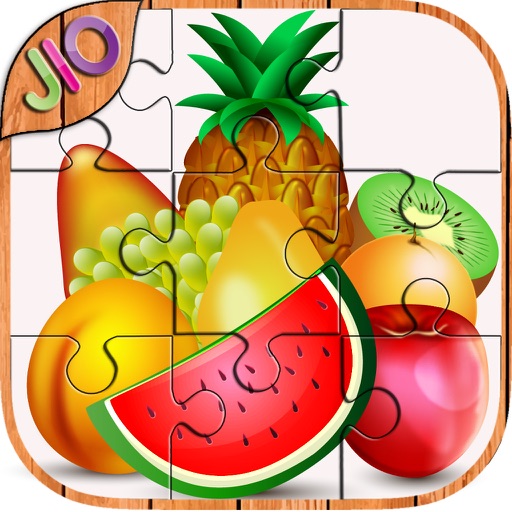 Fruit Puzzle Pre School Kids iOS App