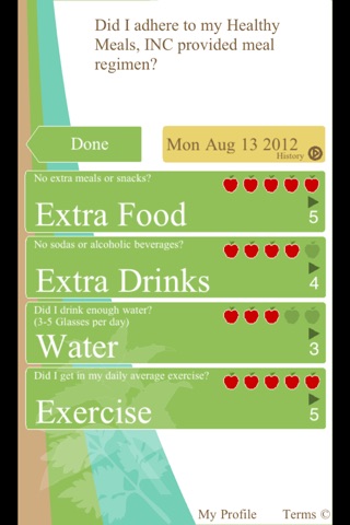 HMI Diet Tracker screenshot 2