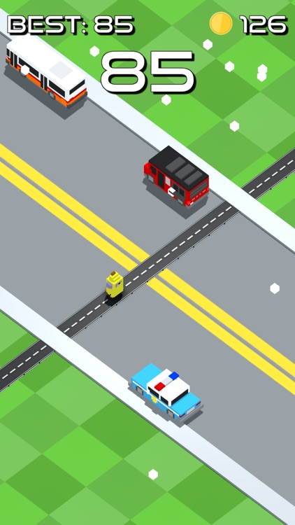 Blocky Traffic Attack screenshot-3