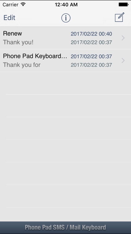 Phone Pad Sms Mail Keyboard By 4us