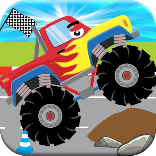 Monster Truck games for kids! Trucks Rally Racing Icon