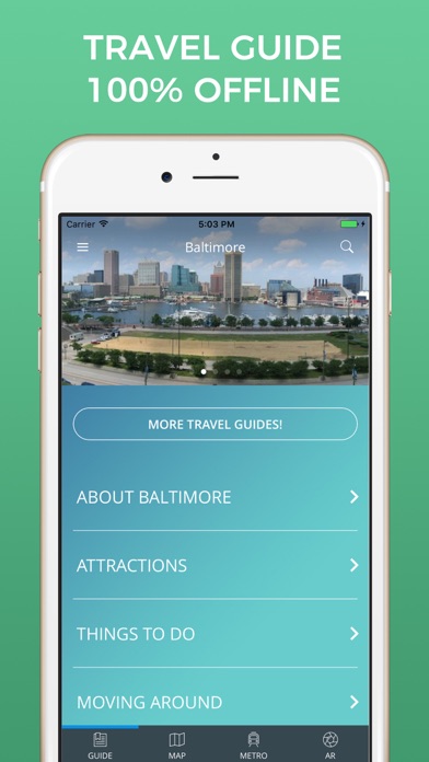 How to cancel & delete Baltimore Travel Guide with Offline Street Map from iphone & ipad 1