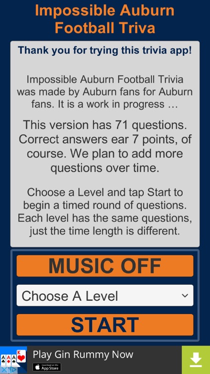 Impossible Auburn Football Trivia