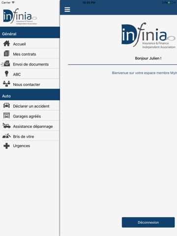 MyInfinia screenshot 2