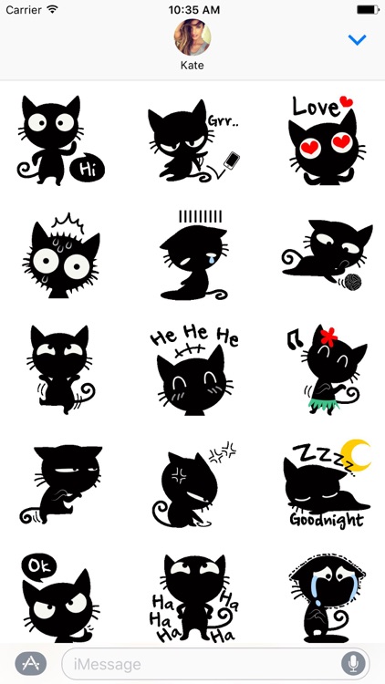 Sneaky The Cat Stickers