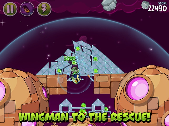 Angry Birds Space HD Screenshot