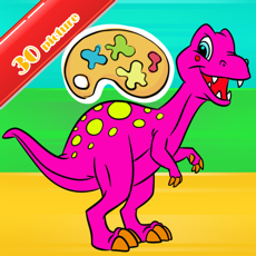 Activities of Dinosaur Activities:Coloring Markers Learning Game