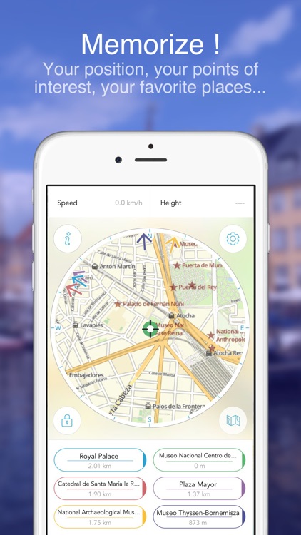 Madrid on foot : Offline map
