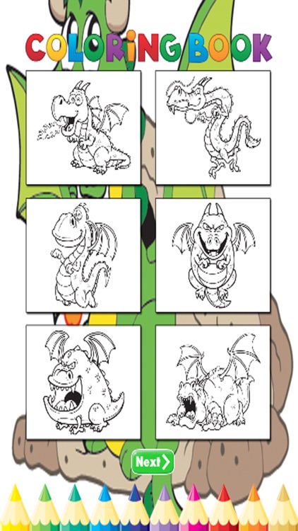 Dragon Coloring Book - Activities for Kid