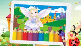 Game screenshot Princess Fairy Tale and Wonderland Coloring page mod apk