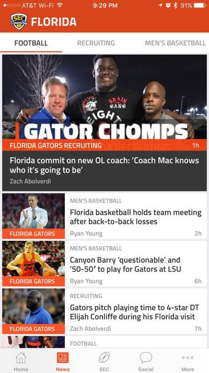 SECCountry.com – Team-Specific Football News